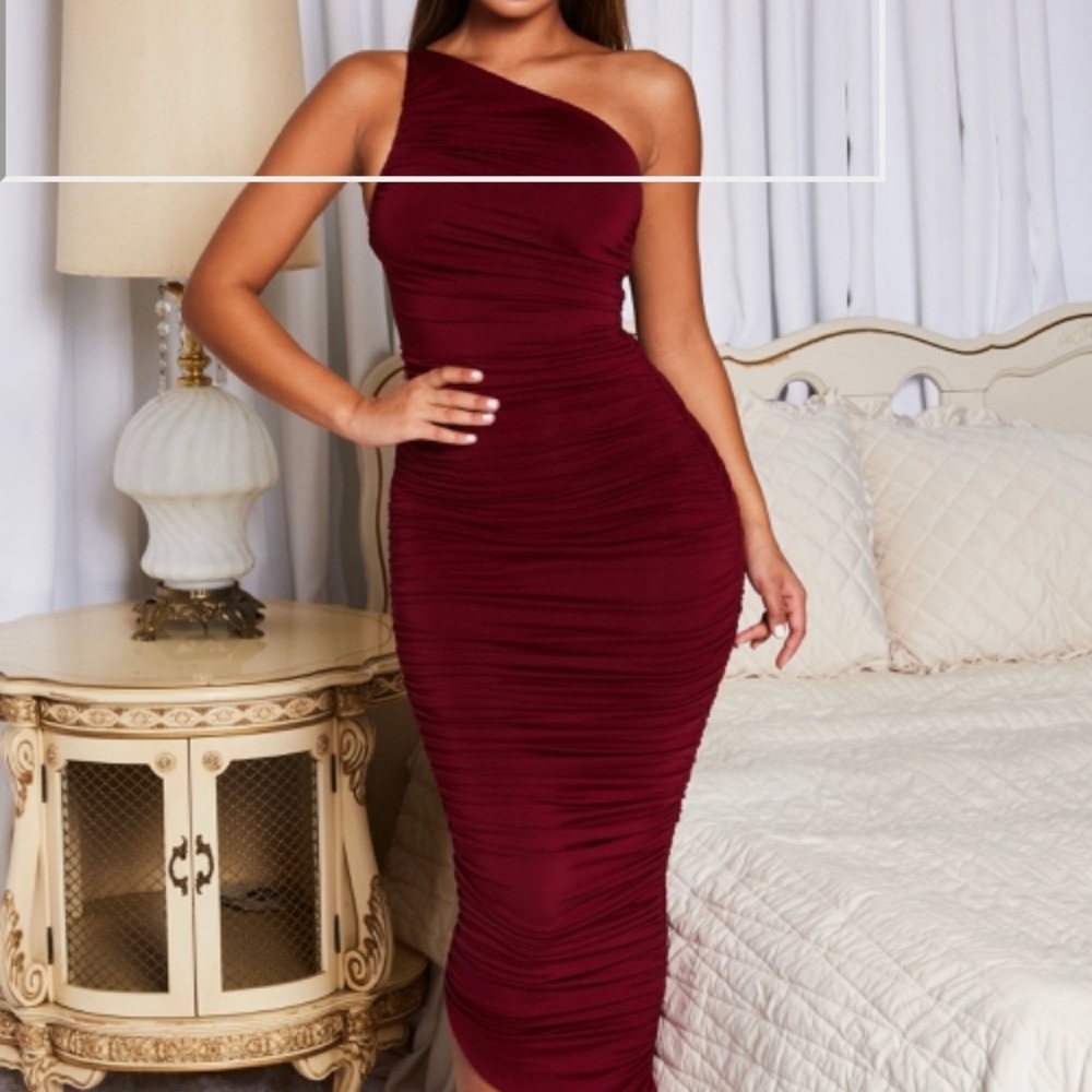 OhPolly Cold Shoulder Dress